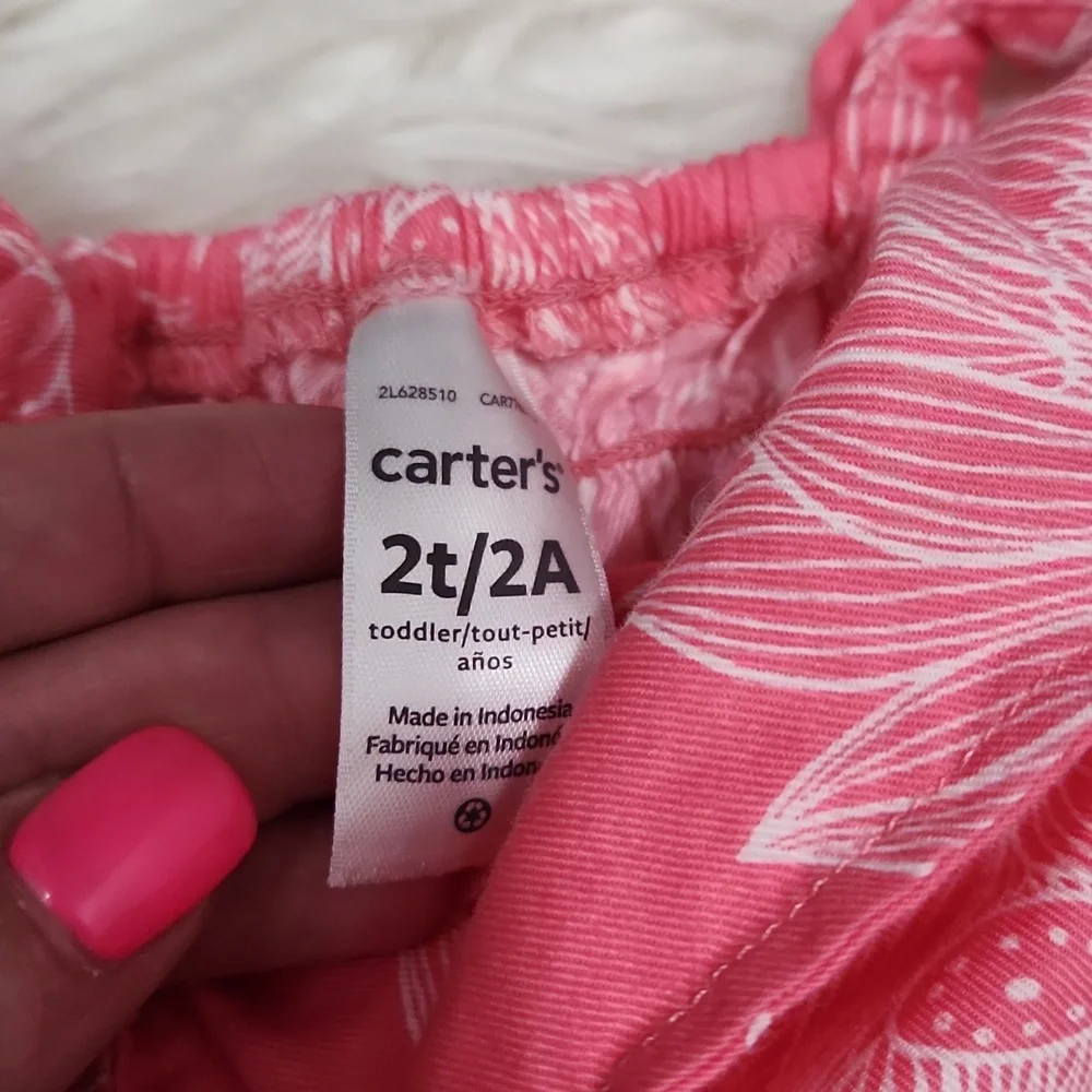 Carter's 2T floral pink dress